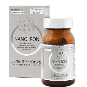 Для підняття заліза Nano Iron (60 капсул)